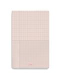 Excercise book A4 - set2 - Rose Grid / Ginger Blossom